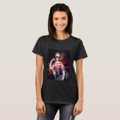 Portrait of Marie Antoinette with Sunglasses quote Tシャツ (正面フル)