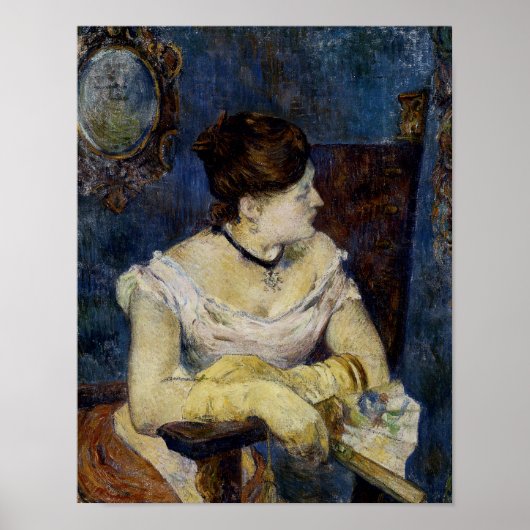 Portrait of Mette Gauguin, the Artist's Wife ポスター (正面)