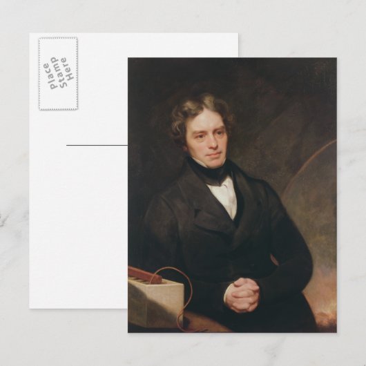 Portrait of Michael Faraday 1841-42 ポストカード (正面/裏面)