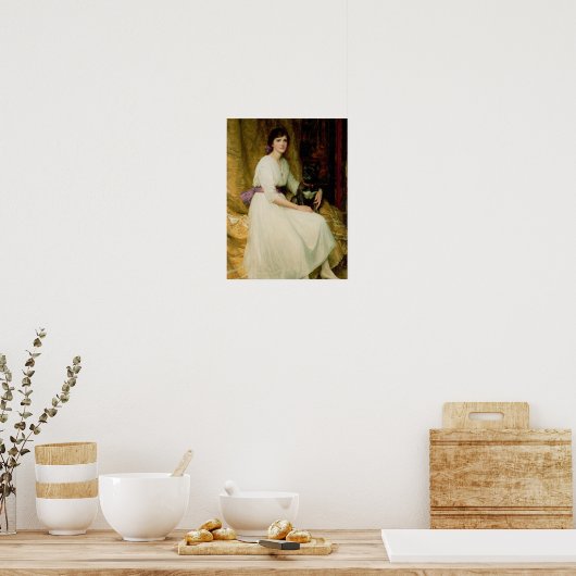 Portrait of Miss Dorothy Dicksee ポスター (キッチン)