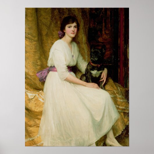 Portrait of Miss Dorothy Dicksee ポスター (正面)