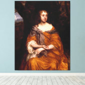 Portrait of Miss Wharton (1660) キャンバスプリント (インサイチュ (ウッドフロア))