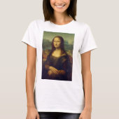 Portrait of Mona Lisa del Giocondo by Leonardo da Tシャツ (正面)