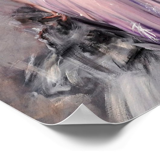 Portrait of Mrs Howard-Johnston by Boldini ポスター (角)