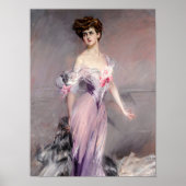 Portrait of Mrs Howard-Johnston by Boldini ポスター (正面)