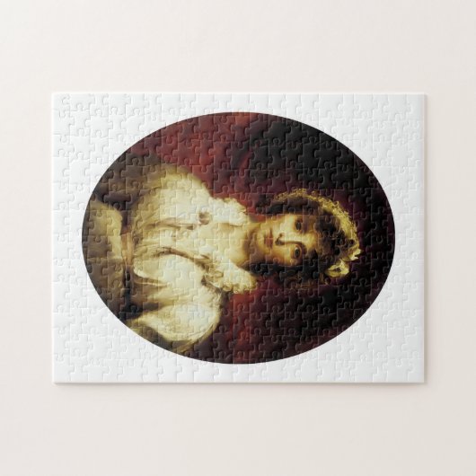 Portrait of Mrs Robert Burne-Jones ジグソーパズル (横)