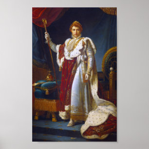 Portrait of Napoleon Bonaparte, Francois Gérard ポスター