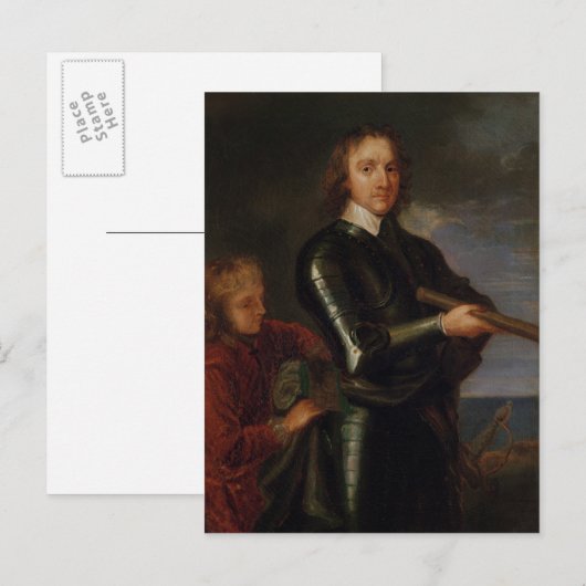 Portrait of Oliver Cromwell ポストカード (正面/裏面)