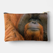 Portrait of Orang-utang Male, Georgia, USA アクセサリーポーチ (裏面)