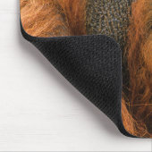 Portrait of Orang-utang Male, Georgia, USA マウスパッド (コーナー)