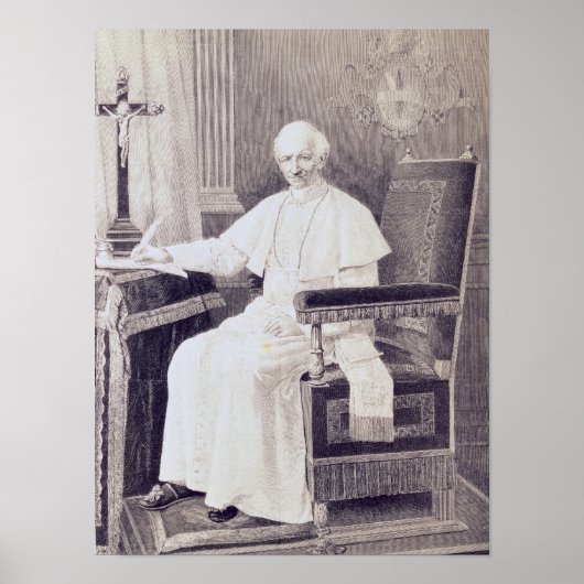 Portrait of Pope Leo XIII ポスター (正面)