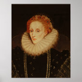 Portrait of Queen Elizabeth I ポスター (正面)