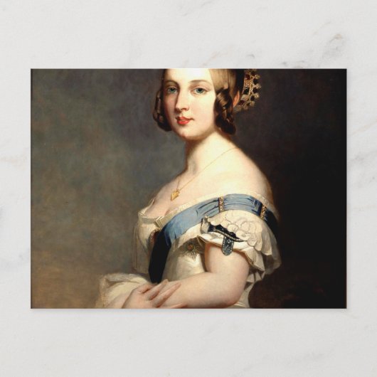 Portrait Of Queen Victoria ポストカード (正面)