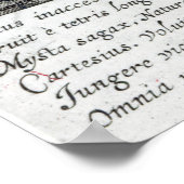 Portrait of Rene Descartes, 1644 ポスター (角)