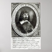 Portrait of Rene Descartes, 1644 ポスター (正面)