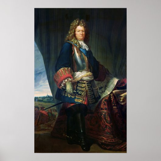 Portrait of Sebastien le Prestre de Vauban ポスター (正面)