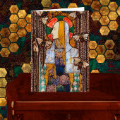 Portrait of St. Gobnait, Patron of Bees, カード