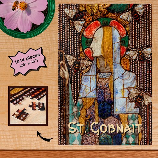 Portrait of St. Gobnait, Patron of Bees, ジグソーパズル
