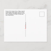 Portrait of St. Gobnait, Patron of Bees, ポストカード (裏面)