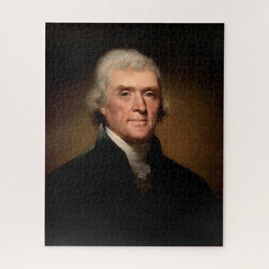 Portrait of Thomas Jefferson (by Rembrandt Peale) ジグソーパズル (縦)