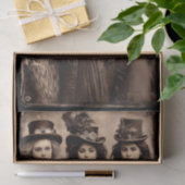 Portrait of Three Steampunk Women DX6R Decoupage 薄葉紙 (ギフト)