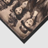 Portrait of Three Steampunk Women DX6R Decoupage 薄葉紙 (詳細)