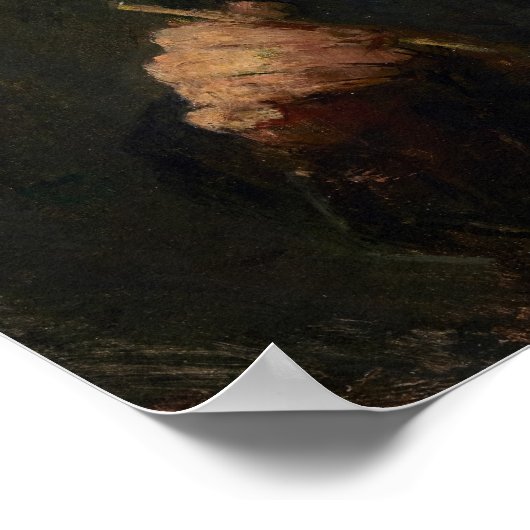 Portrait of Vincent van Gogh by John Peter Russell ポスター (角)