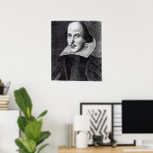 Portrait of William Shakespeare ポスター (ホームオフィス)