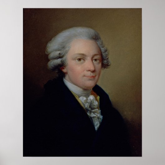 Portrait of Wolfgang Amadeus Mozart ポスター (正面)