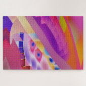 Portrait of Wombott - Abstract Ken Gage Art ジグソーパズル (横)