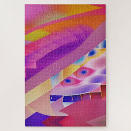 Portrait of Wombott - Abstract Ken Gage Art ジグソーパズル