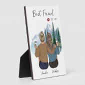 "Portrait of Your Perfect Best Friend - A Customiz フォトプラーク (側面)