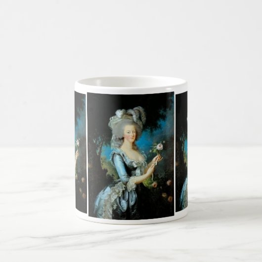 PORTRAIT OFFICIEL DE LA REINE MARIE ANTOINETTE 1 コーヒーマグカップ (中央)
