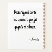 Portrait pixelisé expressif プランナー手帳 (裏面)