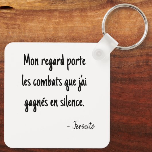 Portrait pixelisé puissant キーホルダー (裏面)