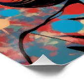 Portrait pop art rétro ポスター (コーナー)