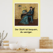 Portrait von Dora Wheeler mit frechem Spruch ポスター (キッチン)