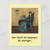 Portrait von Dora Wheeler mit frechem Spruch ポストカード (正面)