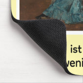 Portrait von Dora Wheeler mit frechem Spruch マウスパッド (コーナー)