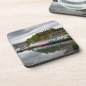 Portree、Skyeのカラフルな家 コースター (左側)