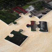 Portree、Skyeのカラフルな家 ジグソーパズル (側面)