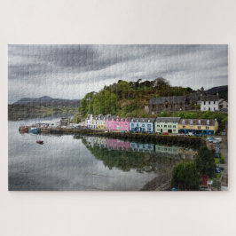 Portree、Skyeのカラフルな家 ジグソーパズル