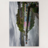Portree、Skyeのカラフルな家 ジグソーパズル (縦)