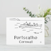 Portscatho Gig Rowers Card サンキューカード (スタンド正面)