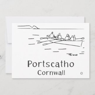 Portscatho Gig Rowers Card サンキューカード