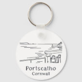 Portscatho Harbour Keyring キーホルダー (正面)