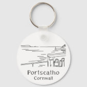 Portscatho Harbour Keyring キーホルダー (裏面)