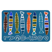 PORTUGAL魚形磁石 マグネット (横)