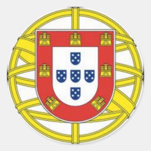 Portugal*の地球のステッカーのエスクードPortugues Aesivo ラウンドシール