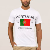 Portugal 2026 Global Football Fan Est 1134  Tシャツ (正面)